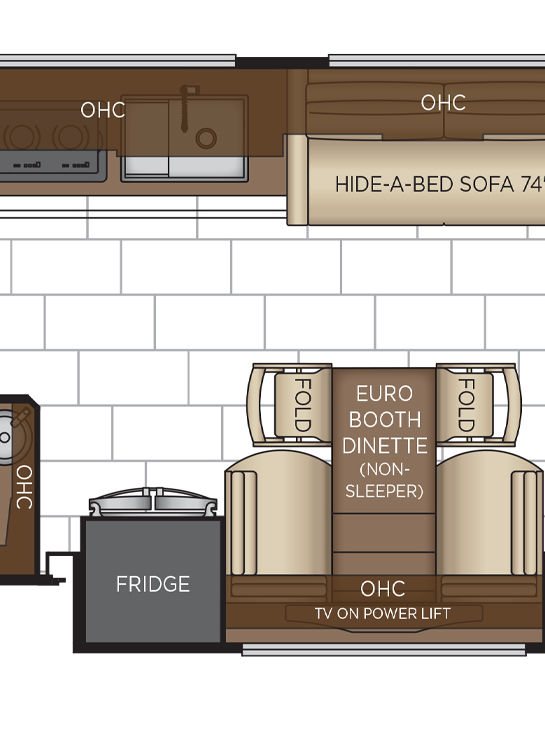2026 Mountain Aire 3825 Dinette Floor Plan