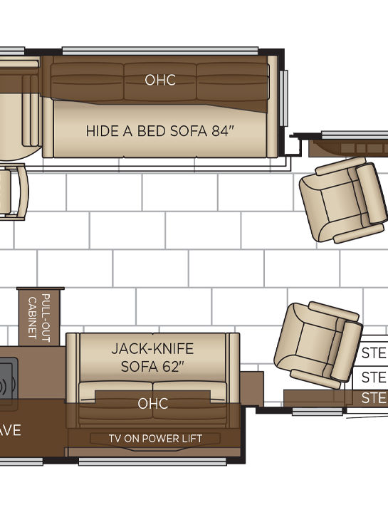 2026 Mountain Aire 4118 Cabin Floor Plan