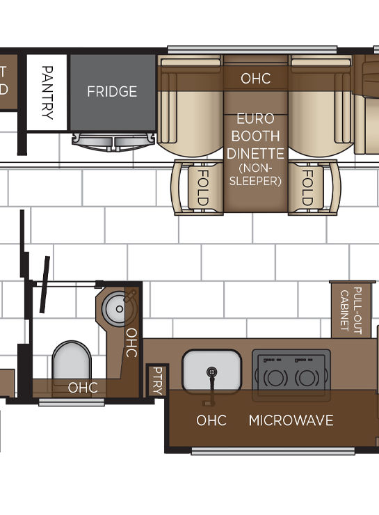 2026 Mountain Aire 4118 Dinette Floor Plan