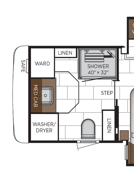 2026 Mountain Aire 4118 Storage Floor Plan