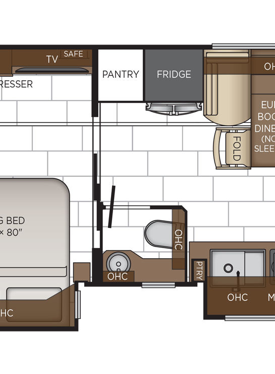 2026 Mountain Aire 4551 Bathroom Floor Plan