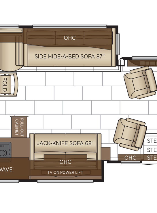 2026 Mountain Aire 4551 Cabin Floor Plan