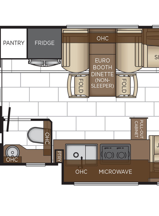 2026 Mountain Aire 4551 Dinette Floor Plan