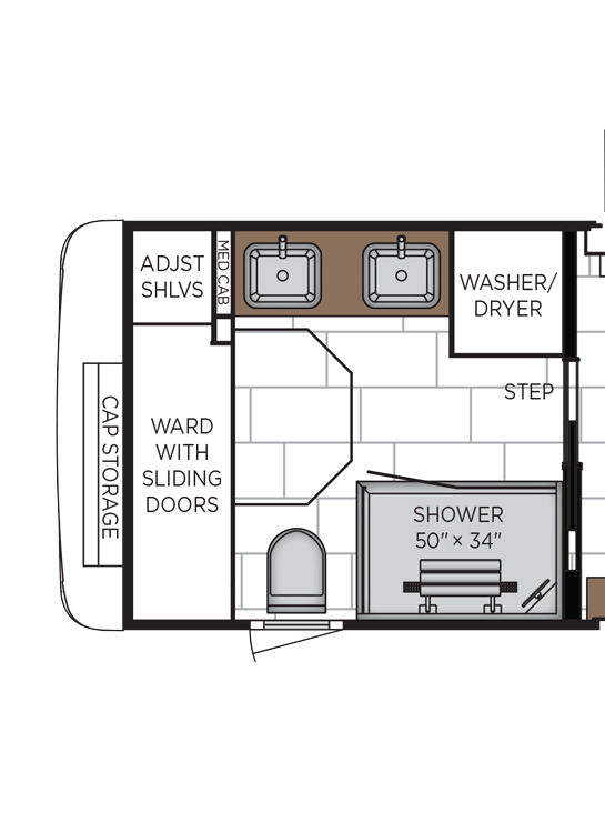 2026 Mountain Aire 4551 Storage Floor Plan