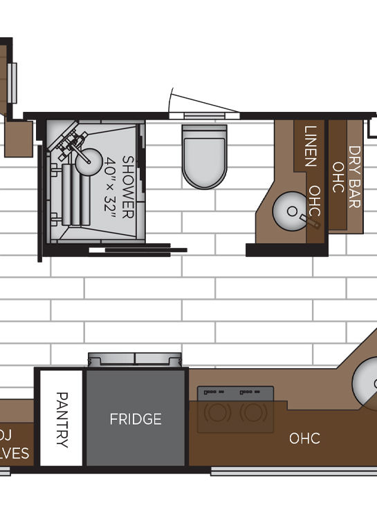 2026 New Aire 3543 Bathroom Floor Plan