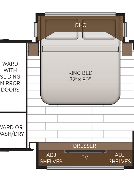 2026 New Aire 3543 Bedroom Floor Plan