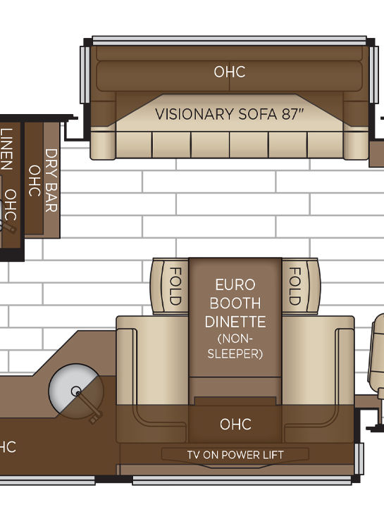 2026 New Aire 3543 Dinette Floor Plan