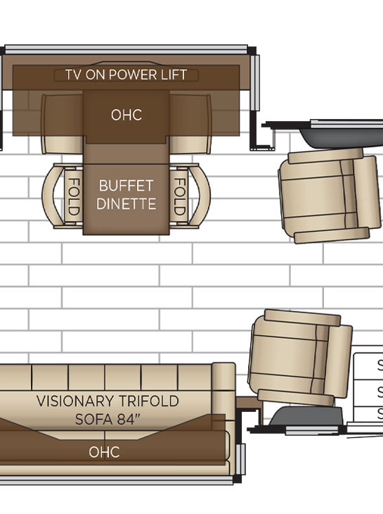 2026 New Aire 3545 Cabin Floor Plan