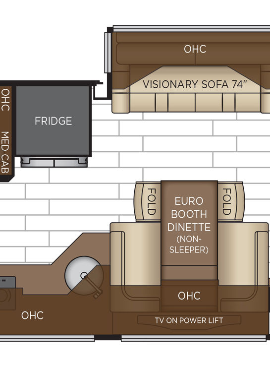 2026 New Aire 3547 Dinette Floor Plan