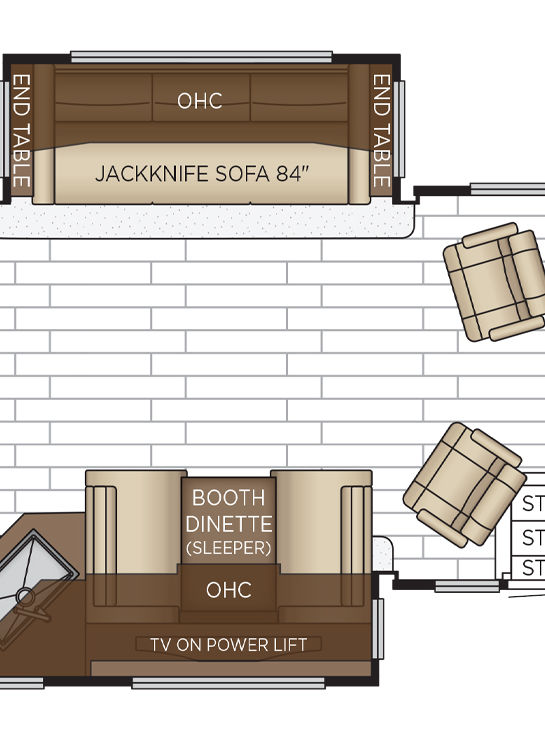 2026 Northern Star 3418 Cabin Floor Plan