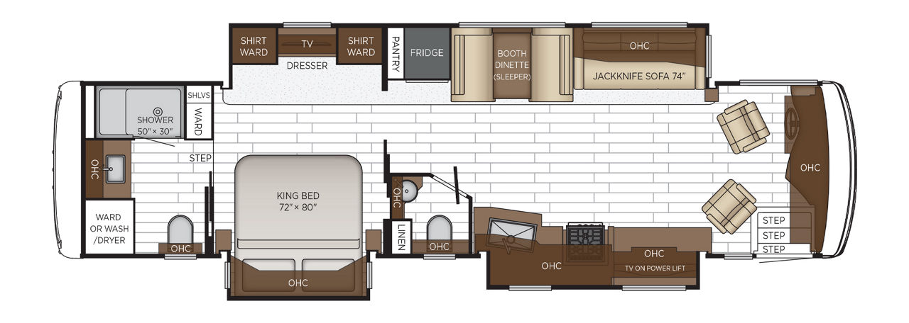 2026 Newmar Northern Star 3709 floor plan