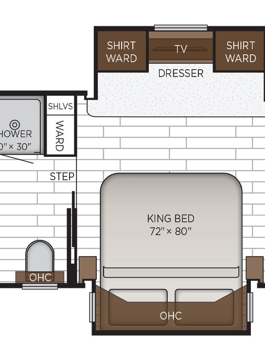 2026 Northern Star 3709 Bedroom Floor Plan