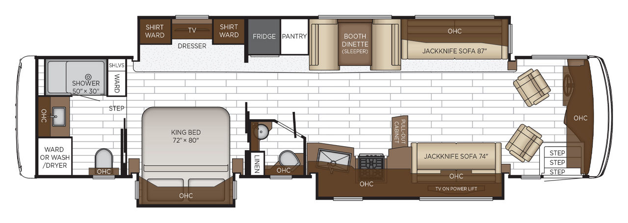 2026 Newmar Northern Star 4037 floor plan