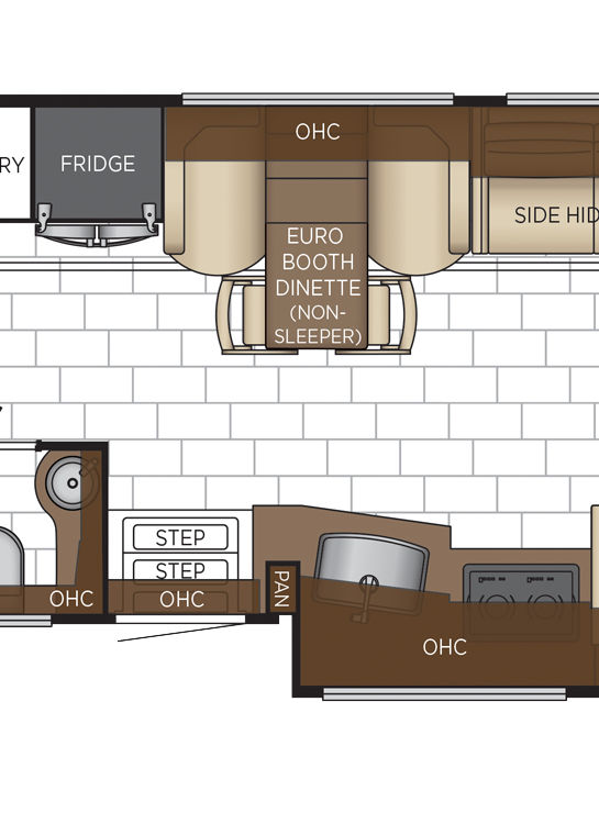 2026 summit aire floor plan 4505 dinette