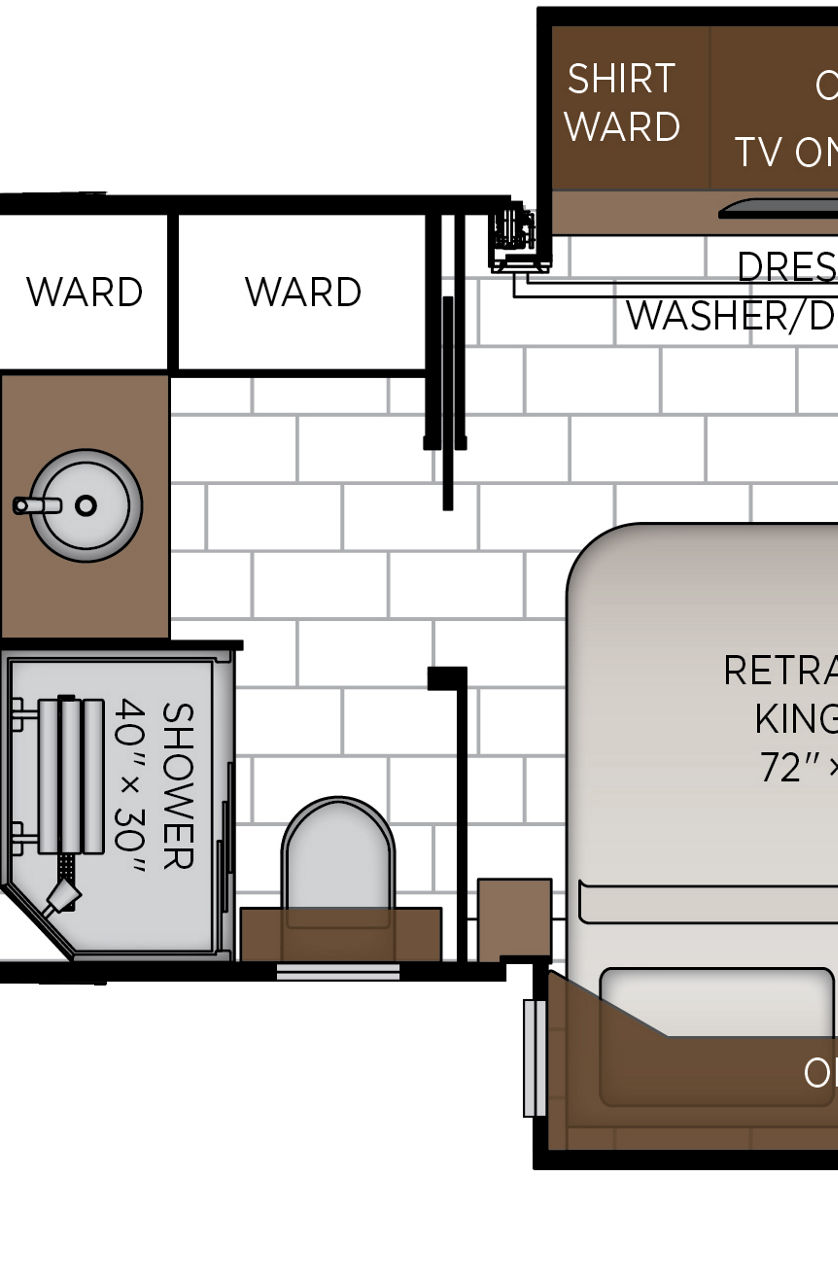 2026 Summit Aire Bedroom Floorplan