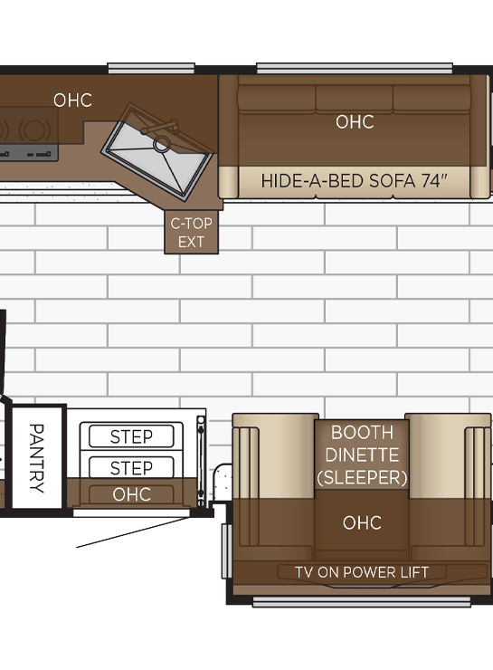 2026 Super Star 4059 Dinette Floor Plan