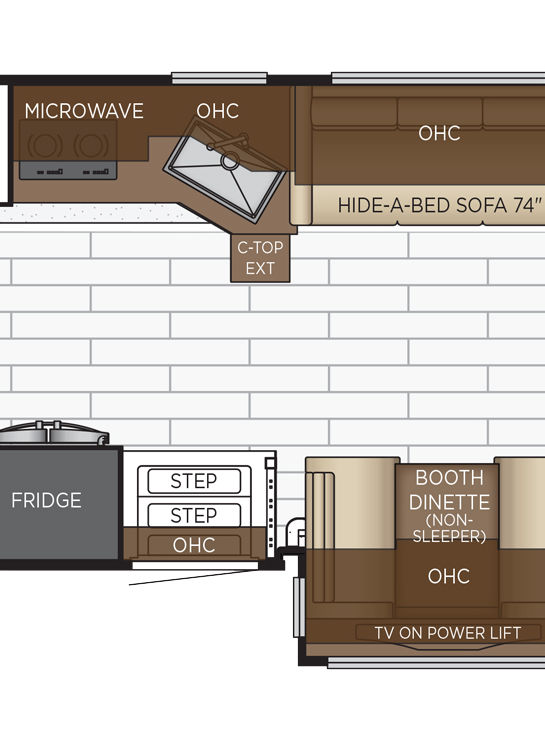 2026 Super Star 4140 Dinette Floor Plan