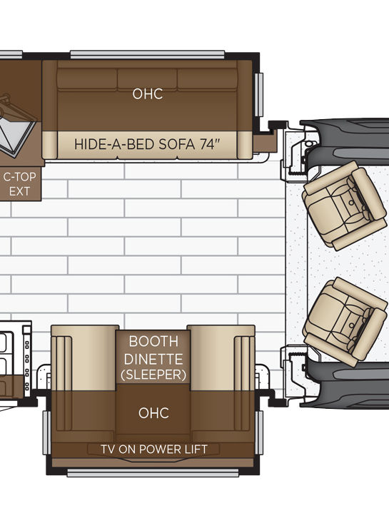 2026 Super Star 4159 Cabin Floor Plan