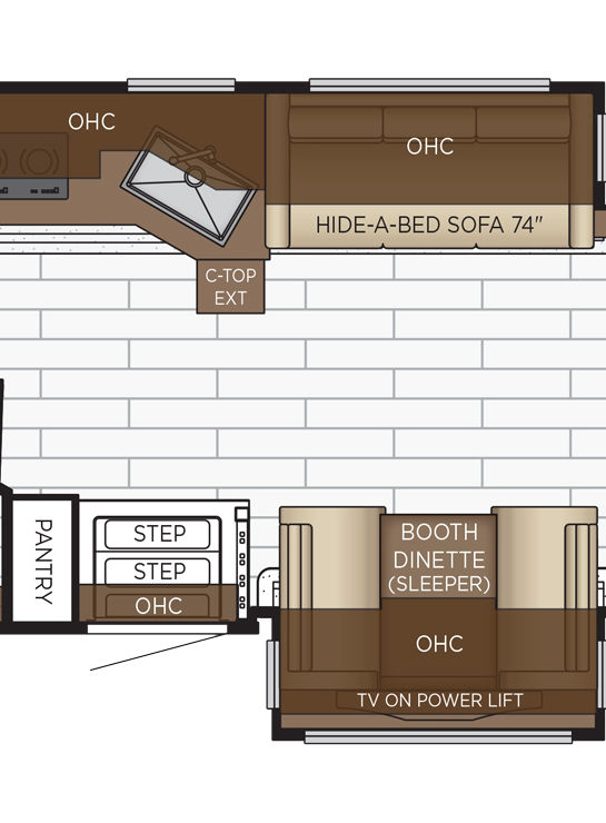 2026 Super Star 4159 Dinette Floor Plan