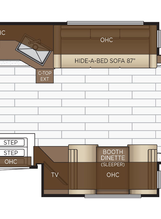 2026 Super Star 4161 Dinette Floor Plan