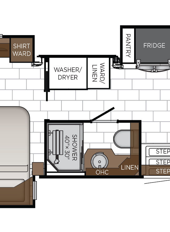 2026 Supreme Aire 4129 Bathroom Floor Plan