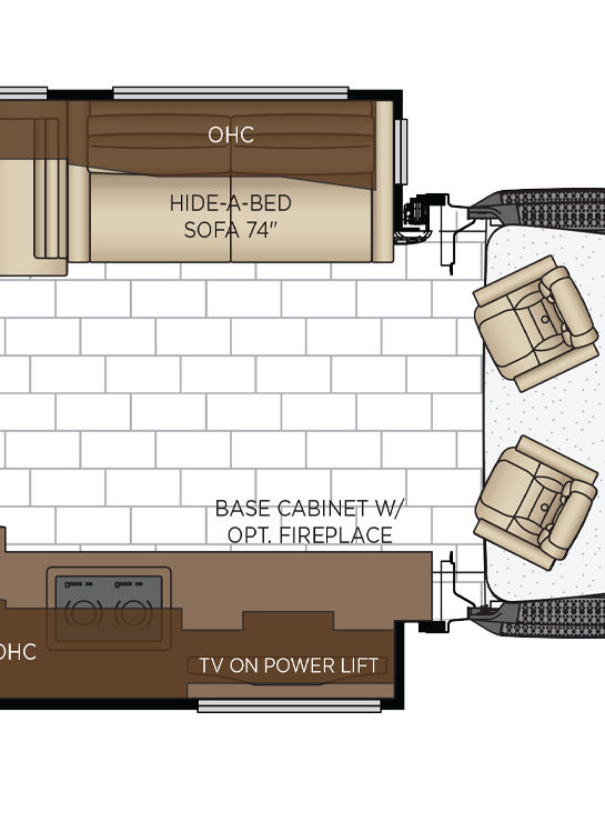 2026 Supreme Aire 4129 Cabin Floor Plan