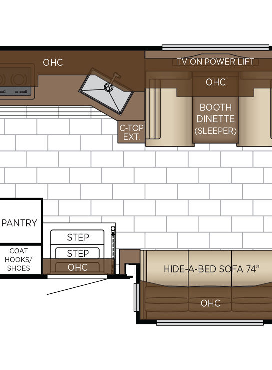 2026 Supreme Aire 4341 Dinette Floor Plan