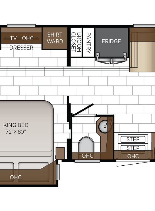2026 Supreme Aire 4505 Bathroom Floor Plan