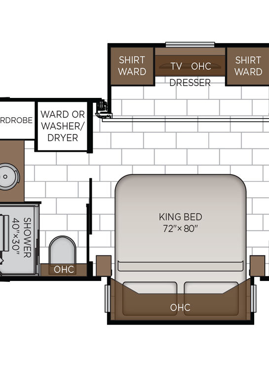 2026 Supreme Aire 4505 Bedroom Floor Plan