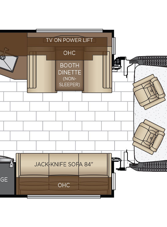 2026 Supreme Aire 4540 Cabin Floor Plan