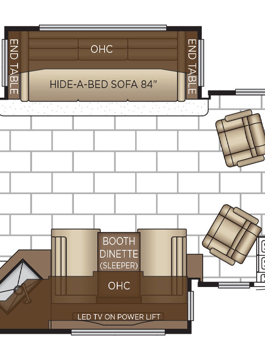 2026 Ventana 3512 Cabin Floor Plan