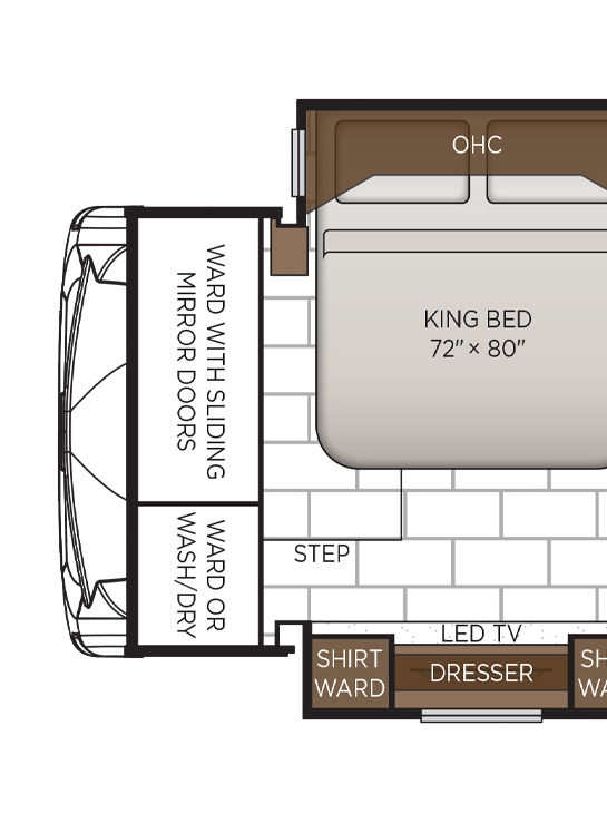 2026 Ventana 3512 Storage Floor Plan