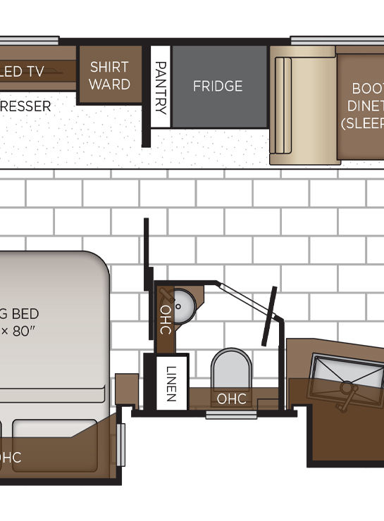 2026 Ventana 3809 Bathroom Floor Plan
