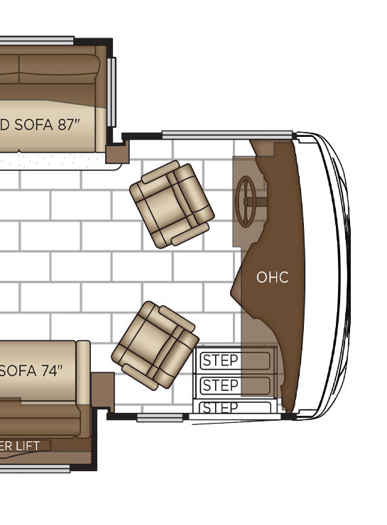 2026 Ventana 4037 Cockpit Floor Plan