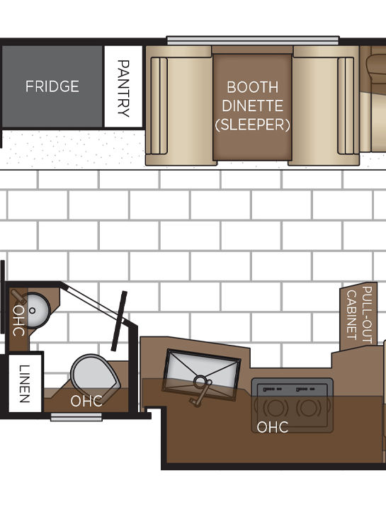 2026 Ventana 4037 Dinette Floor Plan