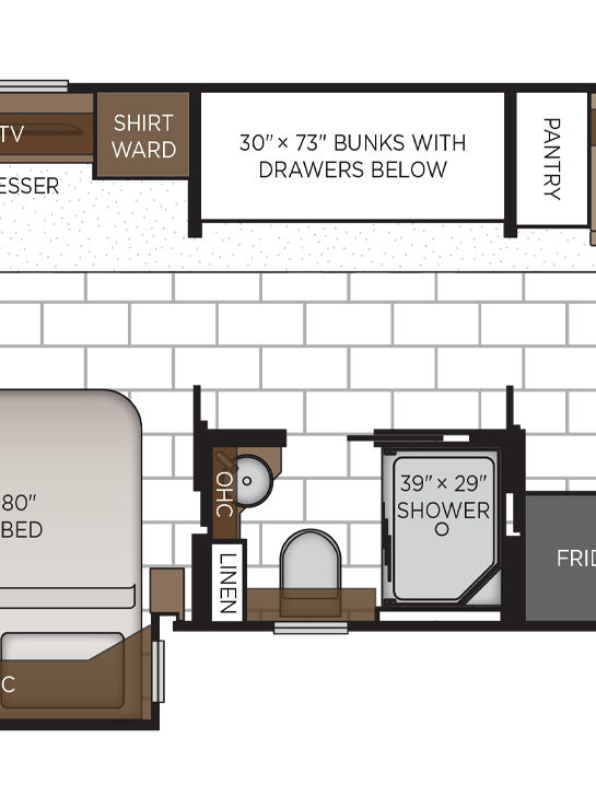 2026 Ventana 4340 Bathroom Floor Plan