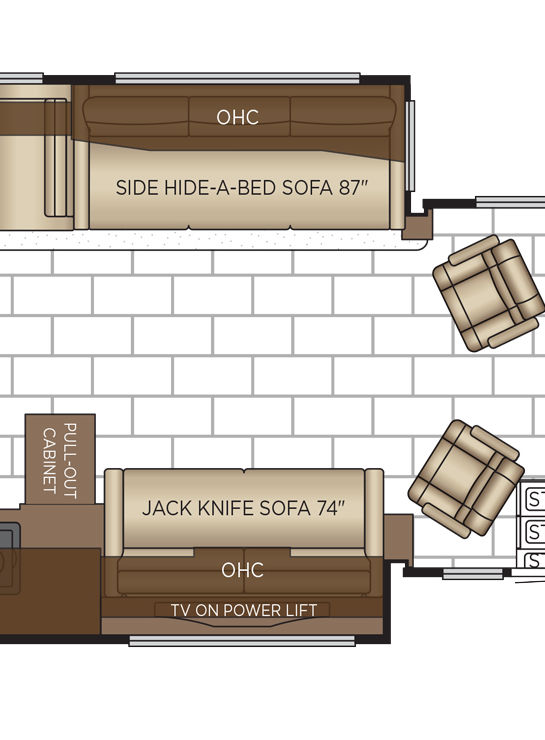 2026 Ventana 4369 Cabin Floor Plan