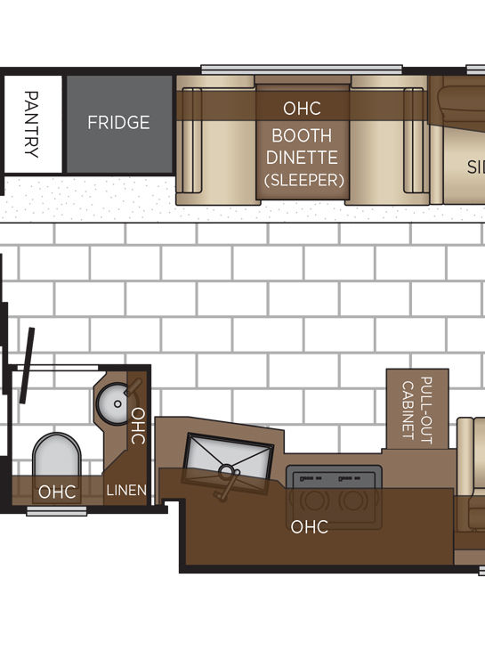 2026 Ventana 4369 Dinette Floor Plan