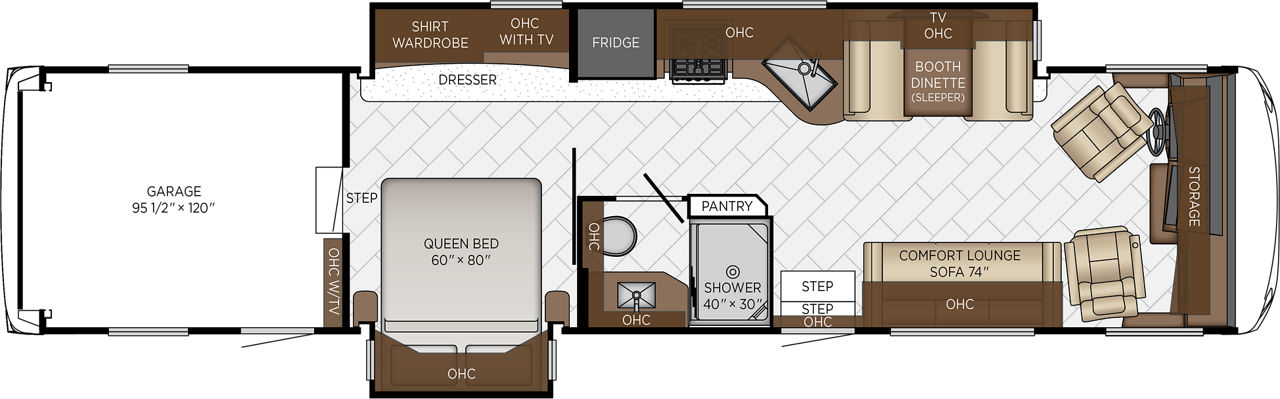 2027 Canyon Star 3947 Floorplan