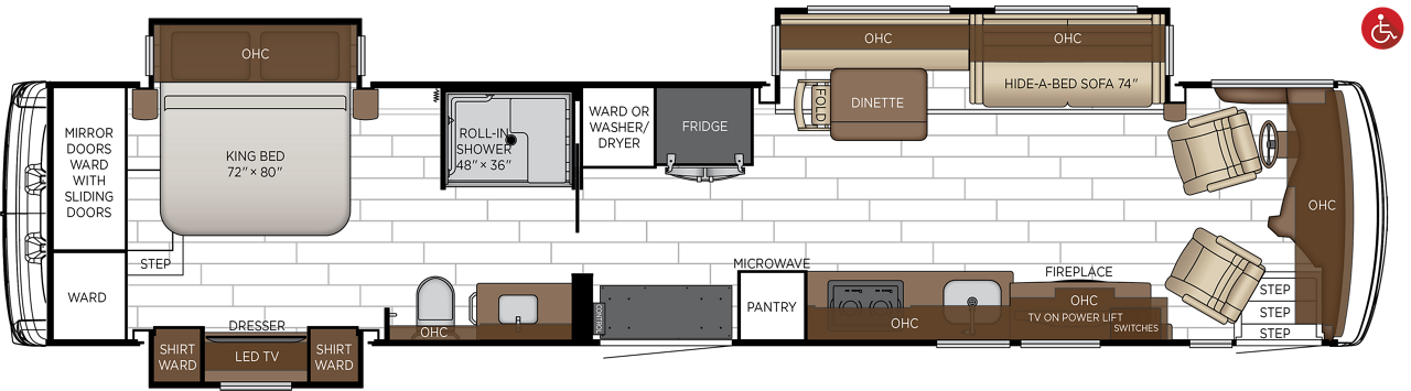 2027 Dutch Star 4311 Floorplan