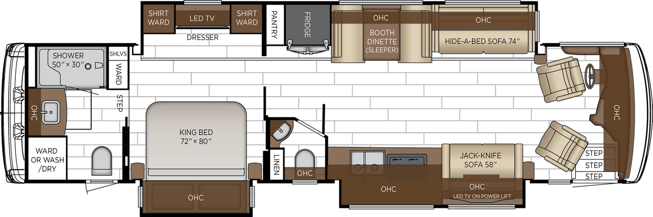 2027 Dutch Star 3836 Floorplan