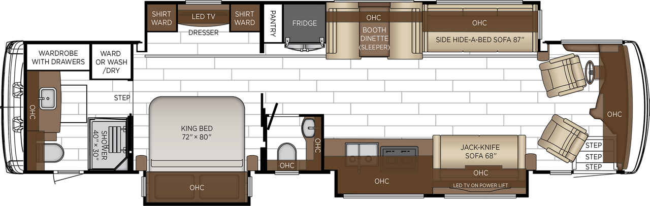 2027 Dutch Star 4081 Floorplan