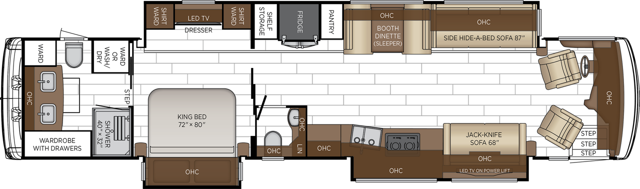 2027 Dutch Star 4325 Floorplan