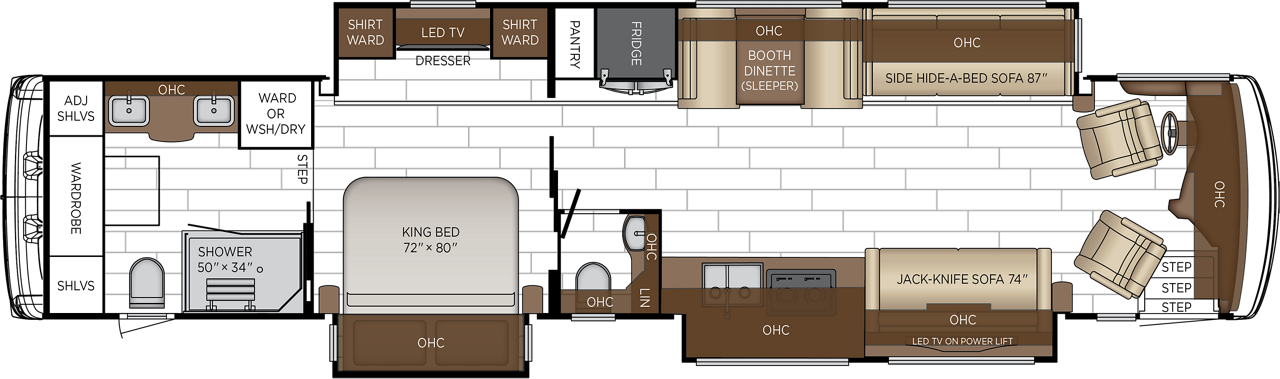 2027 Dutch Star 4369 Floorplan