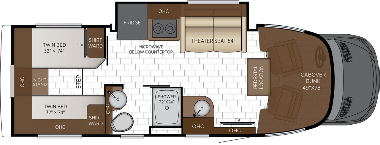 2027 Freedom Aire 2512 Floor Plan