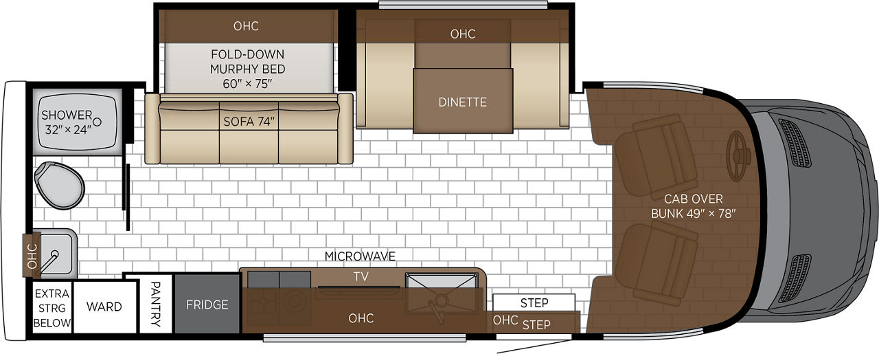 2027 Freedom Aire 2515 Floorplan