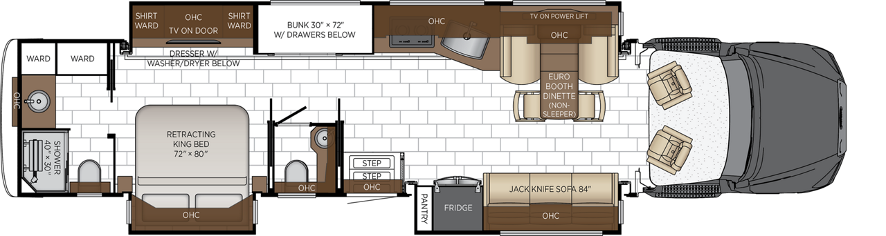2027 Summit Aire 4540 Floorplan
