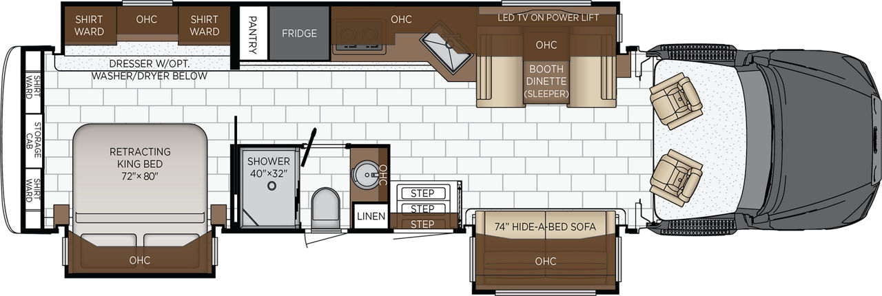2027 Supreme Aire 3827 Floorplan