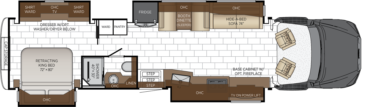 2027 Supreme Aire 4129 Floorplan