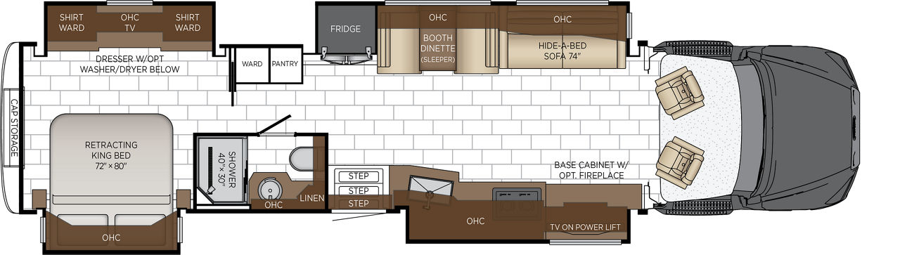 2027 Supreme Aire 4129 Floorplan